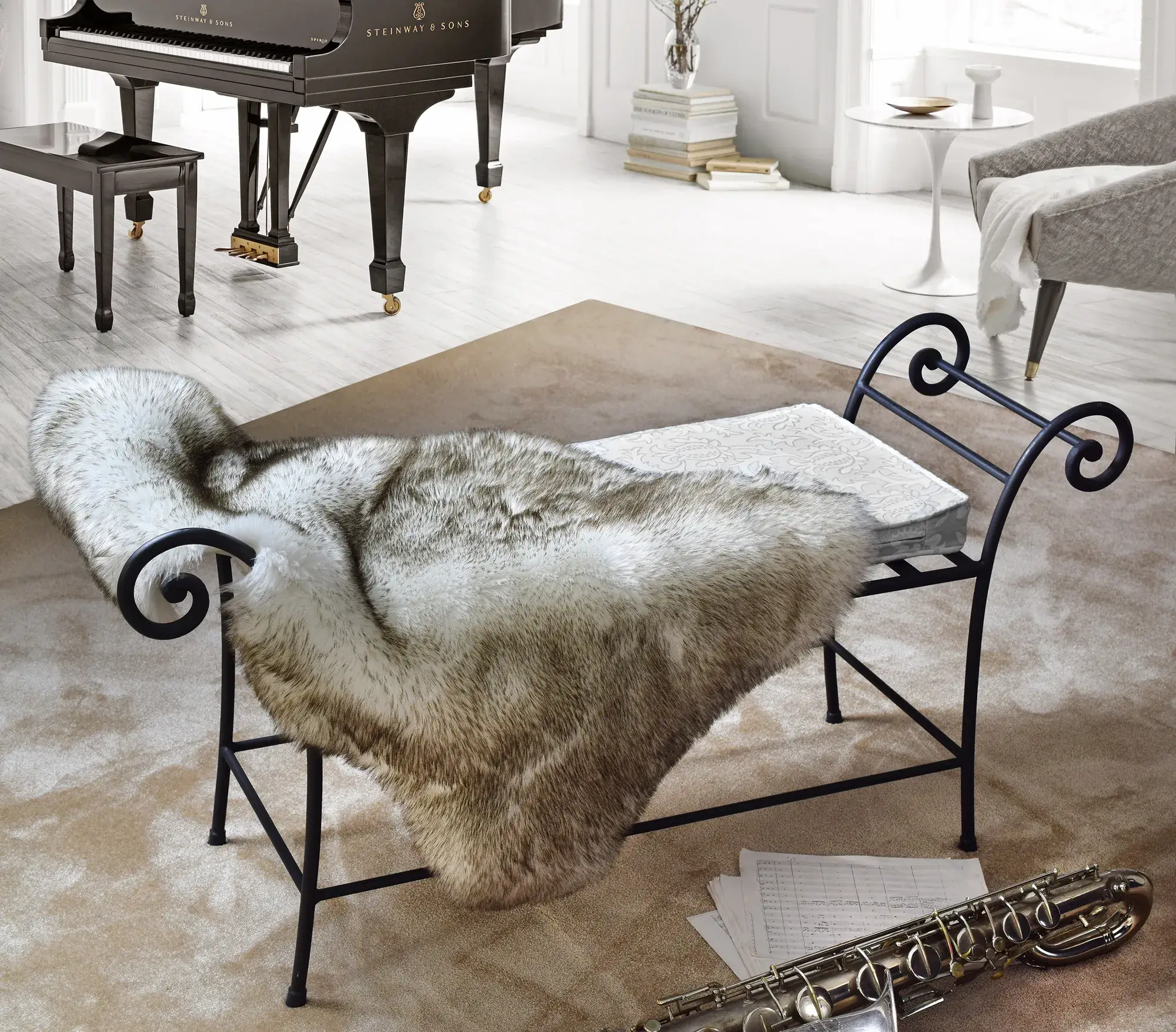 Tapete Pele Carneiro Baby - Imagem 1